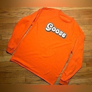 GOOSE Long Sleeve Band Tee Size Large